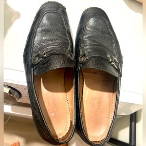 Salvatore Ferragamo black men’s loafers. Size 9